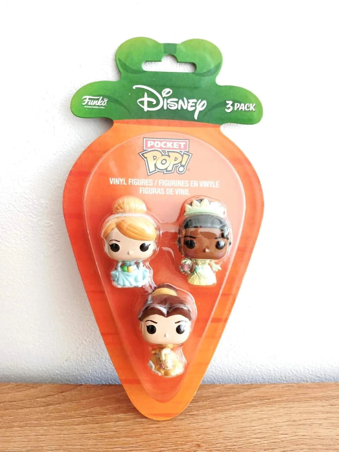 Figurines POP! Pocket Carrot Disney Princess 3 pack